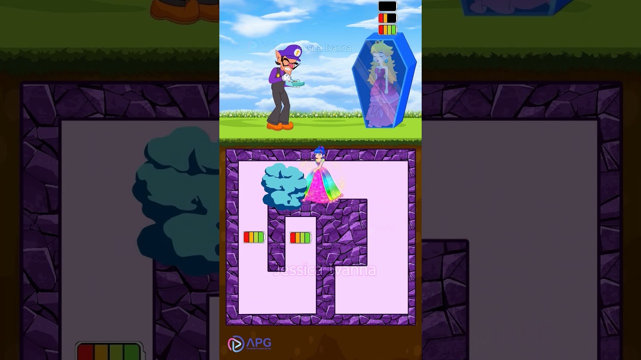 POV Perfect Maze Challenge 💗 Марио спасает Пич в Perfect Maze