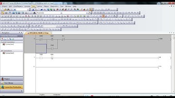 Single Button Start/Stop Logic Gx Works 2 Mitsubishi PLC Programming