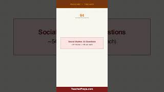 Praxis 5007 Time Hack | Teacher Certification | #Shorts