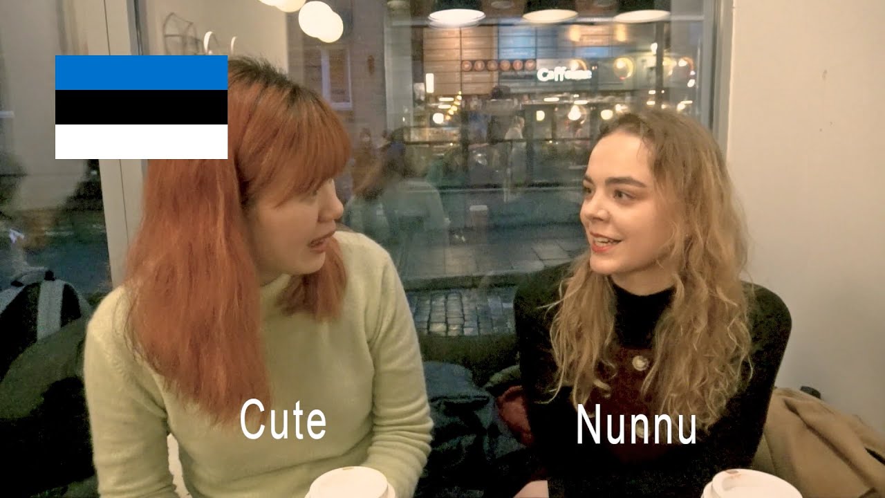 Learning basic Estonian words for travellers YouTube