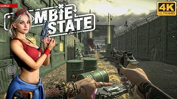 Surviving The Zombie Hordes On The Rooftops - Chapter 5 Zombie State Gameplay