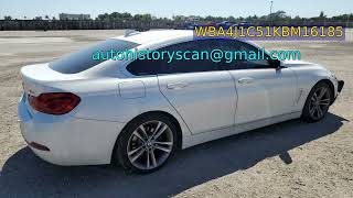 WBA4J1C51KBM16185 Bmw 4 series 2019