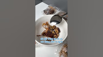 Trà đông trùng và những lợi ích tuyệt vời #nuocsamnhavan #trathaomoc #tradongtrung #food #homemade