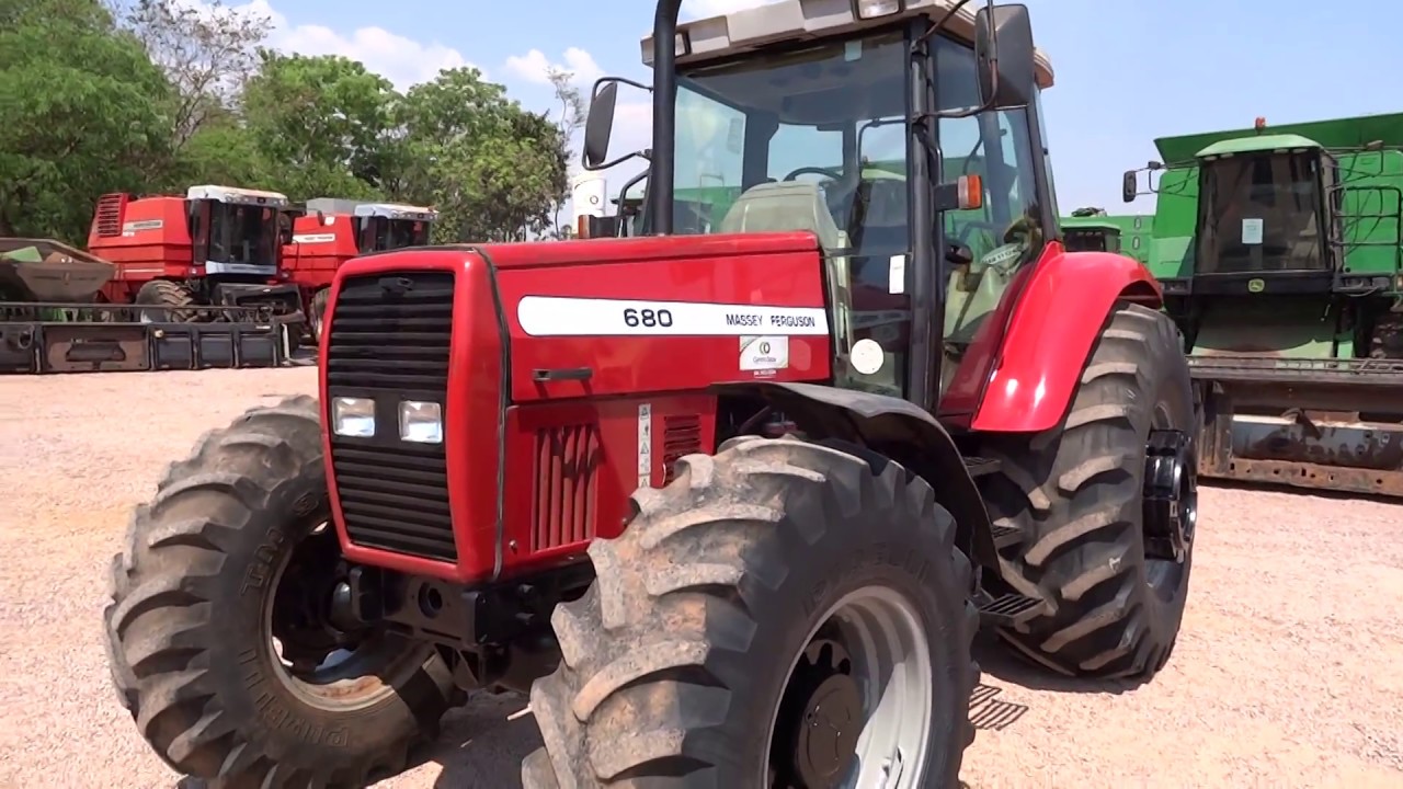 Massey Ferguson 680 cab..com Terraceador baldan