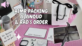 Pack orders with me 🫶 Cute Crystal Phone Case Online Shop 💎 Packing ASMR, Packaging ASMR