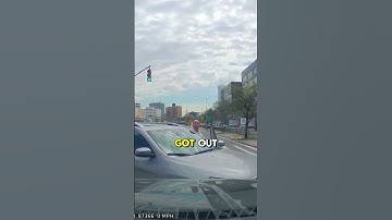 Red Light Runner Dares Cam Driver To Hit Him! 😨