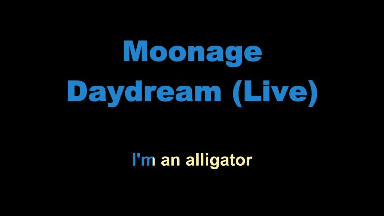 David Bowie Moonage Daydream (Live) Karaoke