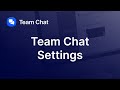 Zoom Team Chat Settings