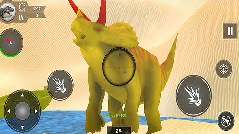Wild Dinosaur Hunting Attack_Android ios Gameplay - iGames0803 Part 10