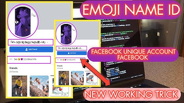 How to make Facebook Emoji name Account I
