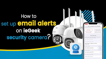 How to get email alerts from the ieGeek security camera | How-to instructions 2023