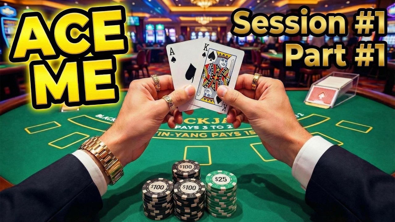 $2,500 Buy-In live blackjack - Session #1, Part #1