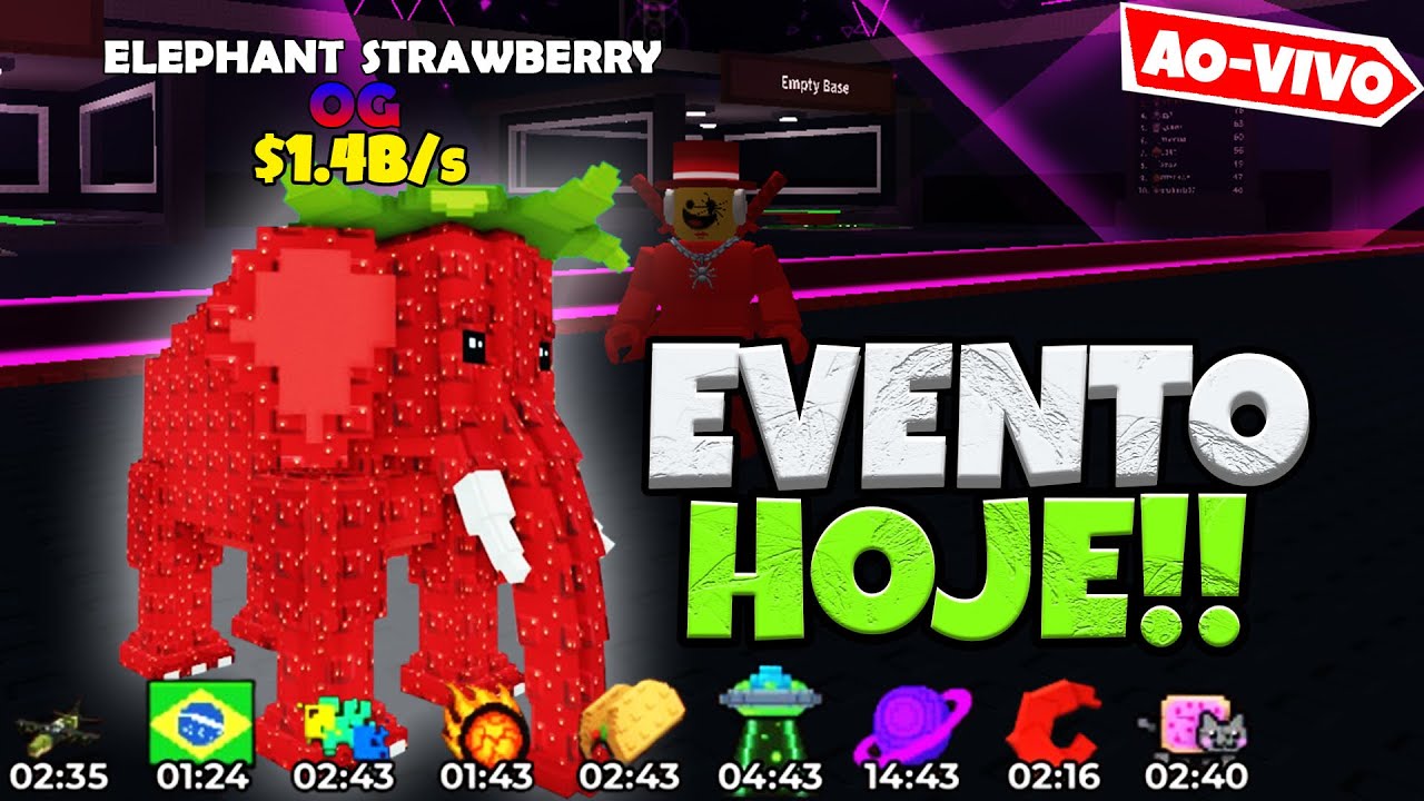 🇧🇷 EVENTO ROUBE UM BRAINROT AO VIVO 🔴 RECRUTAMENTO ON!