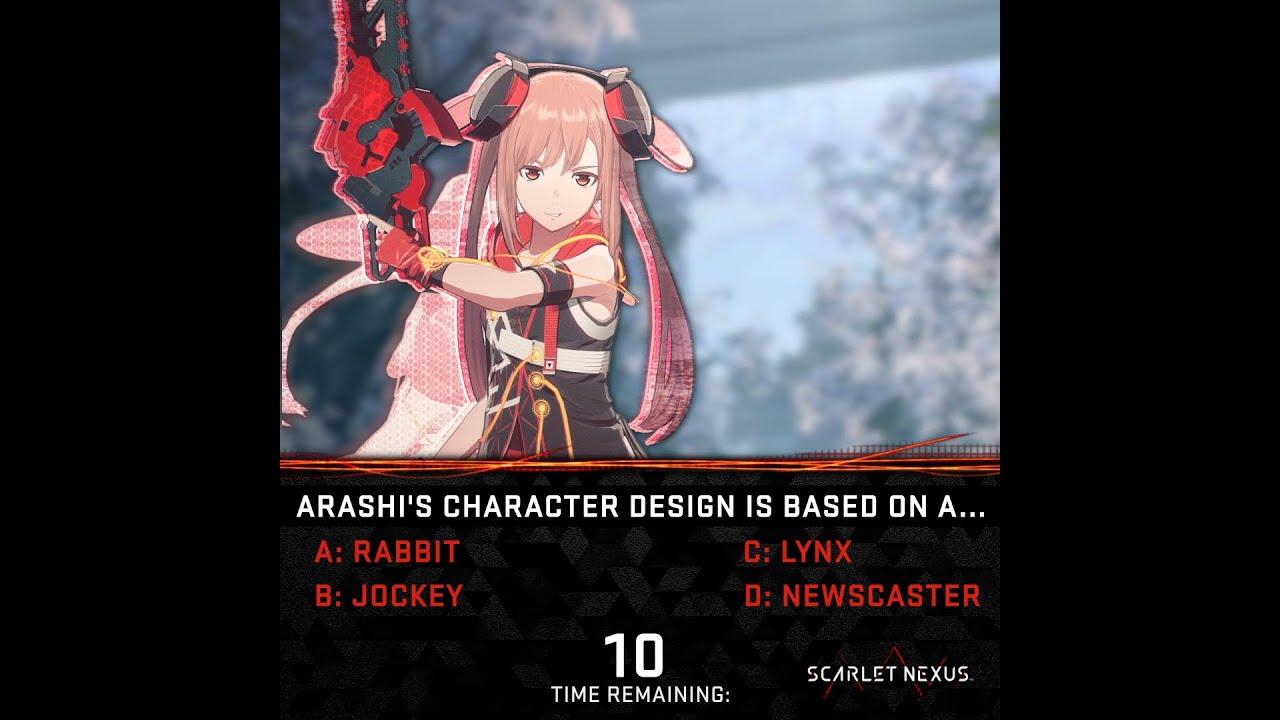 SCARLET NEXUS — Arashi Trivia