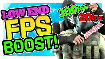 CSGO FPS BOOST! (2023) FOR LOW-END PCs/LAPTOPS!