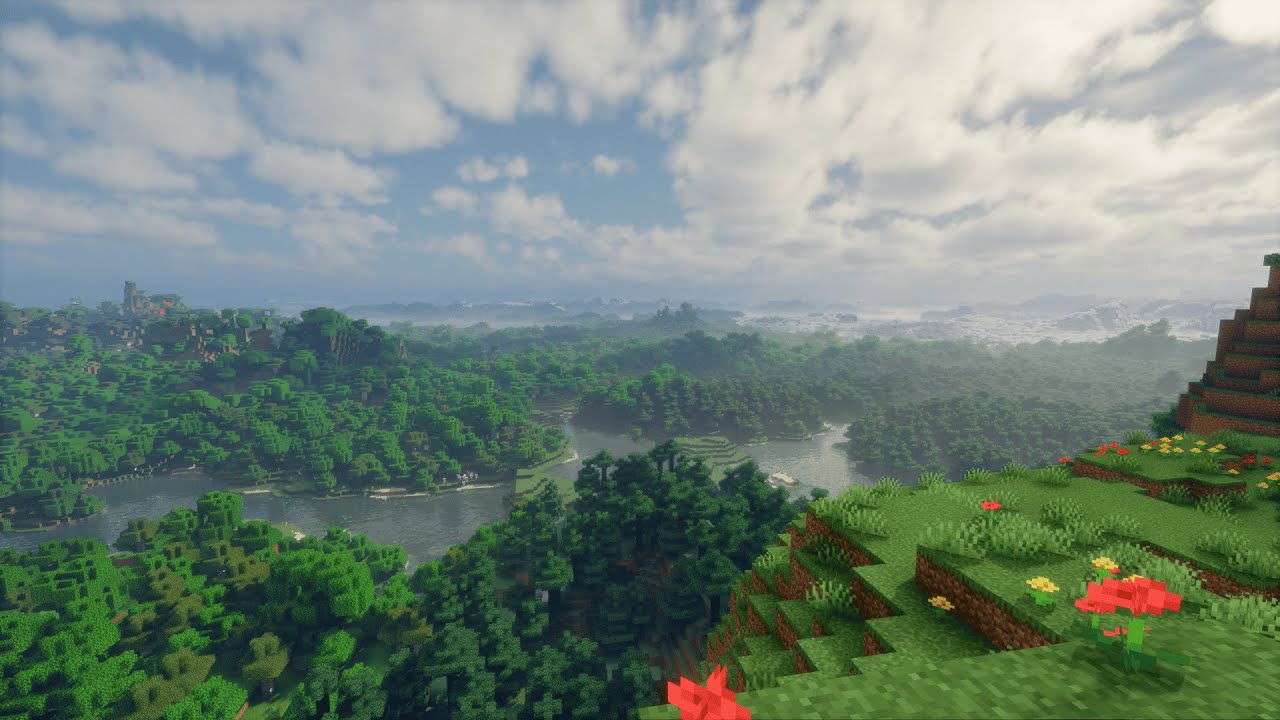 (Part 3) Minecraft 4K Cinematic Walk – Ultra Realism with Bliss Shaders ...