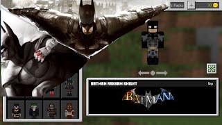 Batman Arkham Series Minecraft Skin Pack