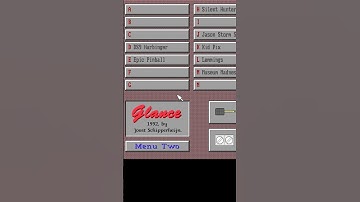 Glance DOS menu #retrogaming #nostaglia #msdos