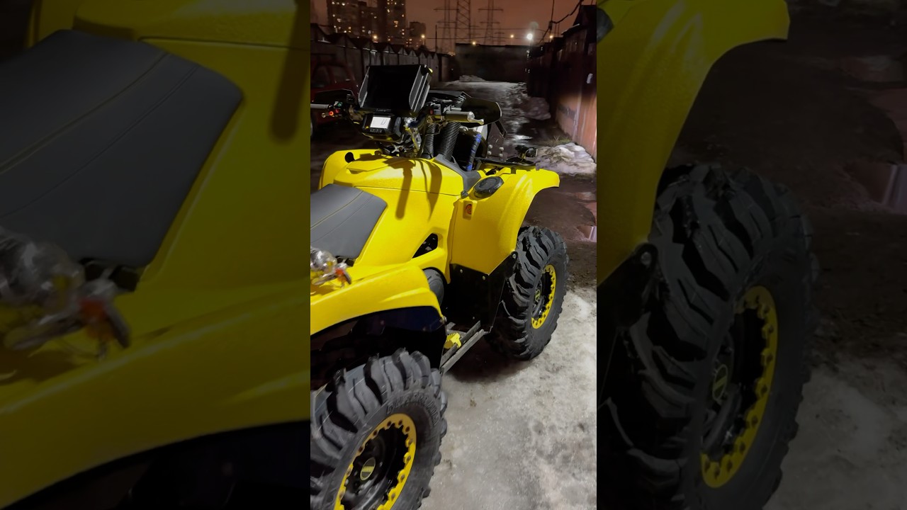 Yamaha Grizzly 700 HMF exhaust Reiger Suspension