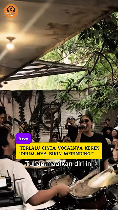 “Terlalu Cinta” versi band Vokal nya keren dan drum nya bikin merinding!!”