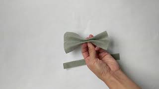 Easy How-to Kids Bowtie - DIY Clip On Kids Bowtie by Primary 705 views 4 years ago 50 seconds