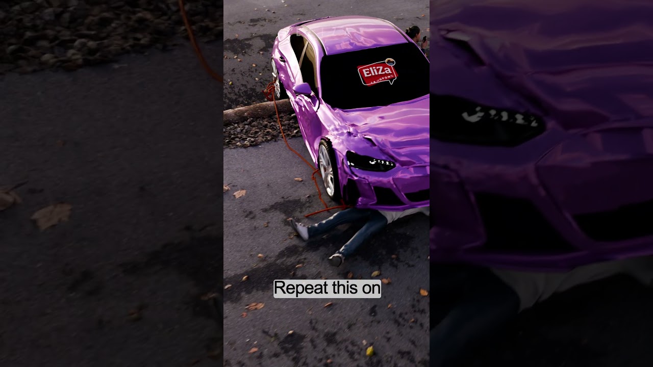 Car Stuck on a Curb? 🤯 Use This Physics Rope Trick!