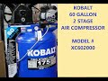 Kobalt 60 gallon 2 stage air compressor