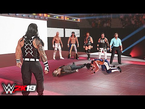 WWE 2K19 Custom Story - AEW Wrestling TakeOver WWE Raw 2019 ft. The Shield, Lesnar - Part 4