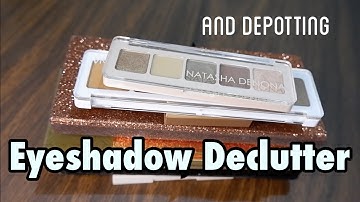Eyeshadow Palette Declutter // 6 PALETTES LEFT in my small collection