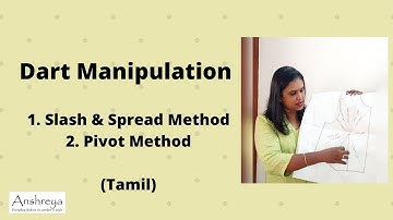 Dart Manipulation in Tamil for Beginners & Fashion Designers #patternmaking#patterndrafting #sewing