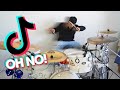 TikTok: Oh No! on DRUMS (Drum Fails)