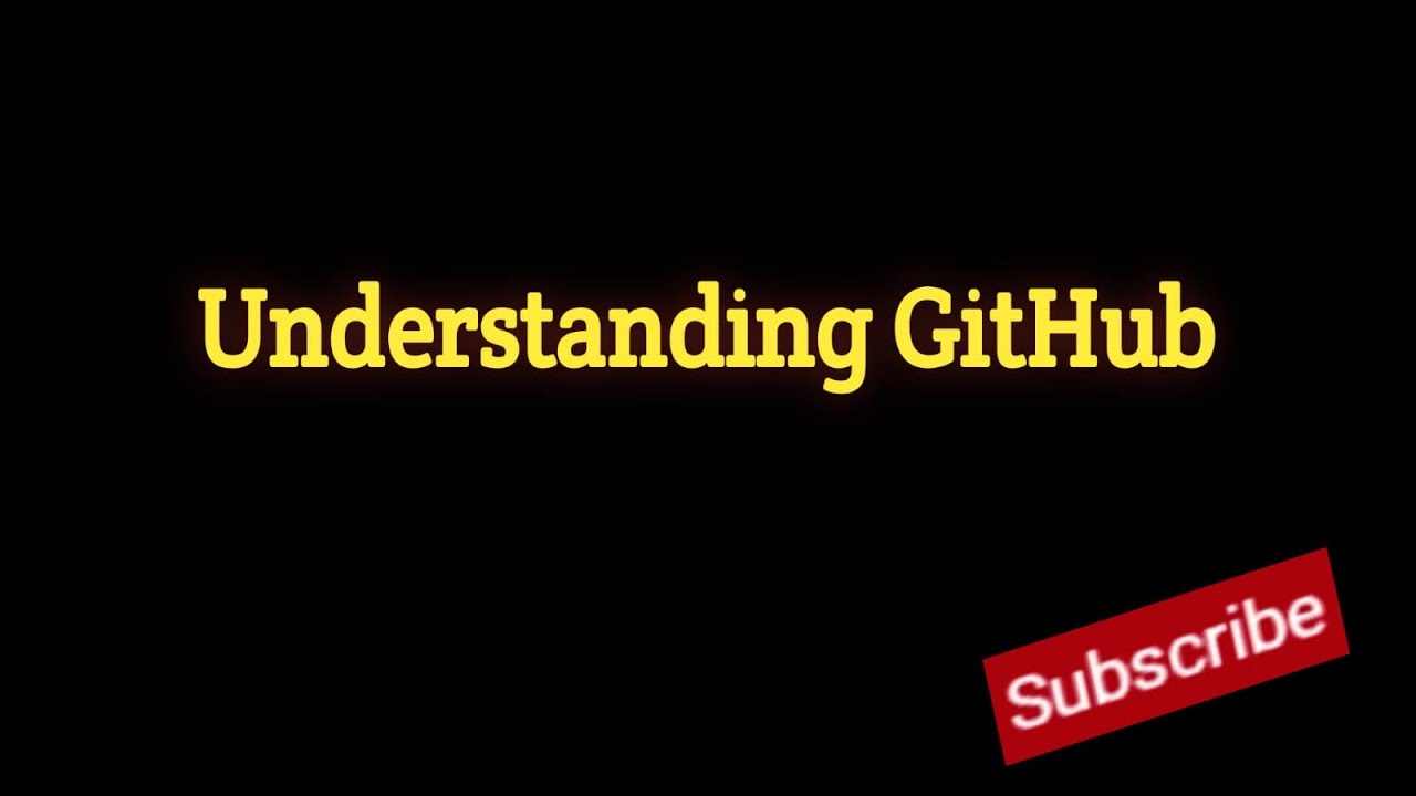 #22.1 Understanding GitHub - YouTube