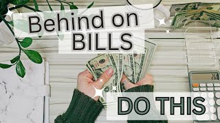 'Get Back on Track: 5 Steps to Catch Up on Bills' #cashstuffing #financialfreedom #budget #how