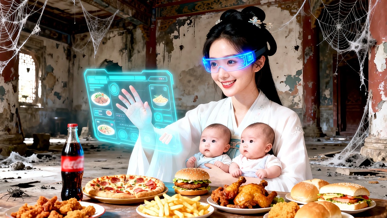 เกิดใหม่เป็นสนม👑! 🔪หนีฆาตกรรม ใช้มิติอาหารเลี้ยงลูก2ด้วยแฮมเบอร์เกอร์ลับ🍔 พอเป็นกษัตริย์เริ่มแก้แค้น