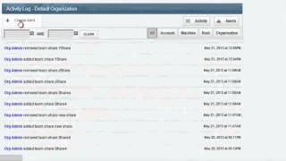 OptfinITy Sync - Viewing the Activity Logs