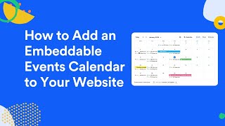 How to Add an Embeddable Event Calendar Widget to Your Website