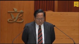 Council meeting (2012/10/10) - I. Taking of Legislative Council Oath
