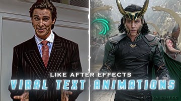 Text Animations That Go Viral Instantly 🚀 | Alight Motion Free Preset ✨