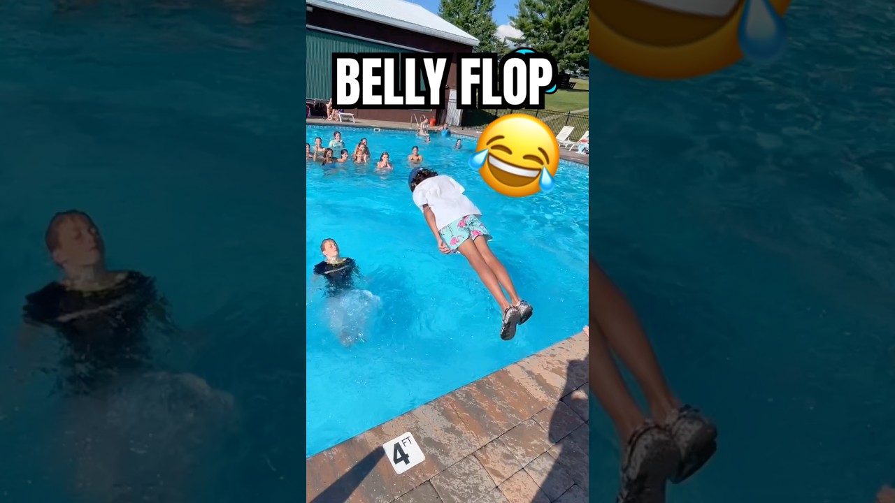 BELLY FLOP COMPILATION 😂