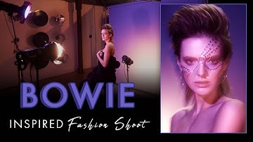 David Bowie Inspired Shoot using the Pantone Color of the Year - Very Peri