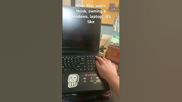What Mac users think using a Windows laptop is like  #funny  #shorts￼