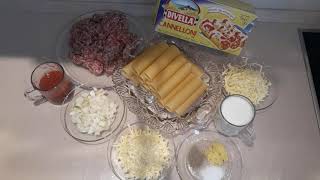 Cannelloni Te Mbushura Me Mish Te Ngrir