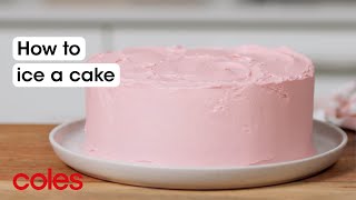 How to ice a cake | Back to Basics | Coles