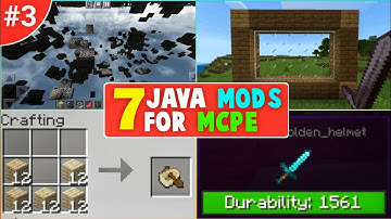 7 NEW JAVA EDITION ADDON FOR MINECRAFT PE/BE 1.17+ | How To Convert Mcpe To Java 1.17 | UG Adventure