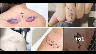 Mas de 65 Hermosos Tatuajes de Fe Cruces para Mujeres