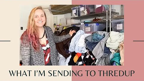 What I'm Sending into Thredup // How to Make Money on Thredup // What Brands Sell Well