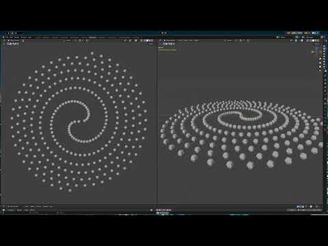 Procedural Spirals and Animation in Blender with Python
