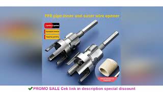 1/2'' 3/4'' PVC Pipe Threading Tool Metal Internal & External Pipe Thread Cutter DIY Plumbing Kit Fo
