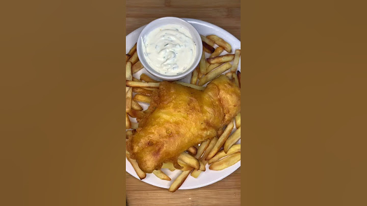 🐠Recette super croustillante du fish and chips !!!🇬🇧