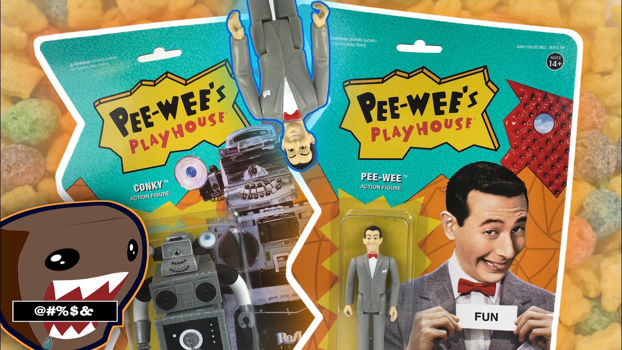Super 7 ReAction Pee-Wee's Playhouse Figures: Pee-Wee and Conky